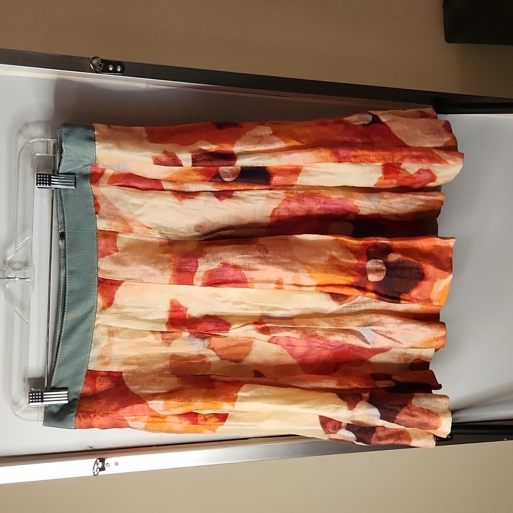 Multicolor Floral Skirt